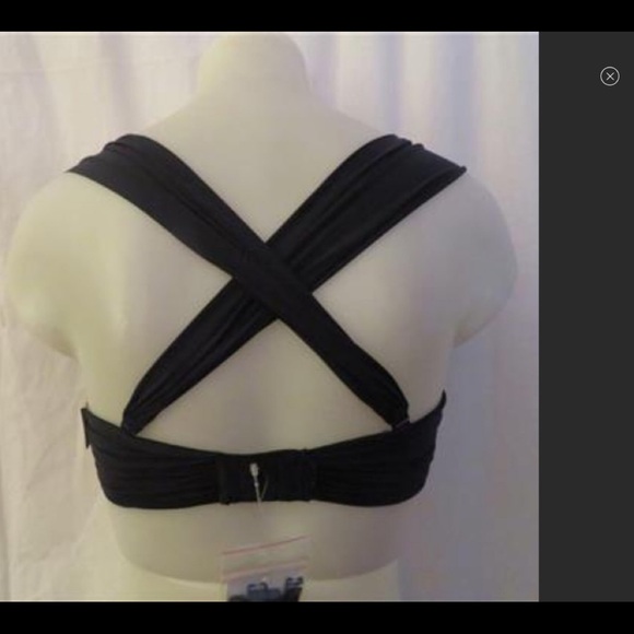 Marie Jo L’Aventure “Daniel” Bra 2 way 36/B. Navy Blue Sexy Cut Thick Straps NWT - Picture 2 of 14